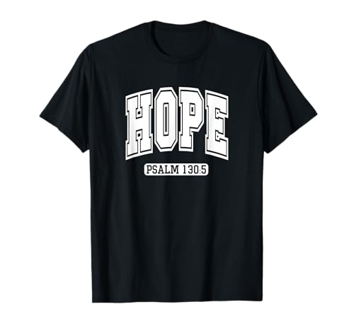Hope - Religious Christian Bible Verse Varsity Sports Easter Camiseta