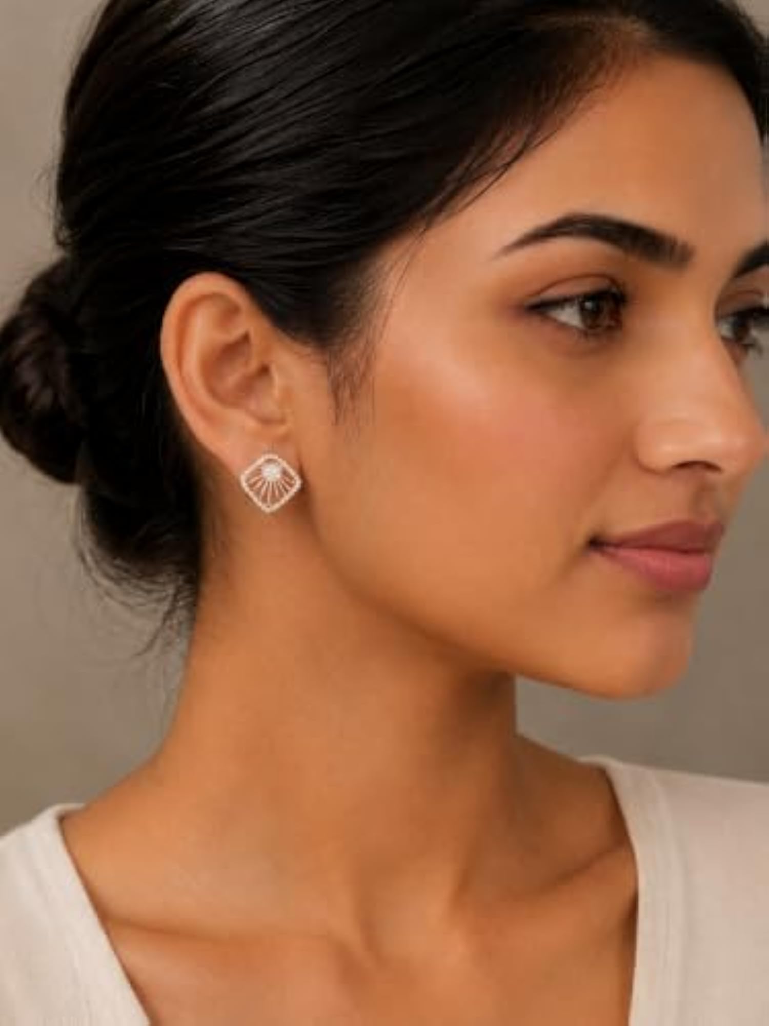 Women's Lab-Grown Diamond Tess Earrings, Elegant
