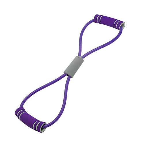 HERCHR Resistance Bands, Figure 8 Exercise Bands for Women Men for Arms, Chest Expander, Yoga Gym Fitness Pulling Rope Muscle Training