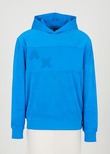 Armani Exchange Men's Terry Texture Pullover Hoodie Sweatshirt2