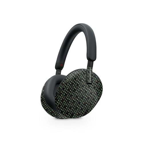 Image of MightySkins Carbon Fiber Skin Compatible with Sony WH-1000XM5 Headphones - Red Pill | Protective, Durable Textured Carbon Fiber Finish | Easy to Apply, Remove, and Change Styles
