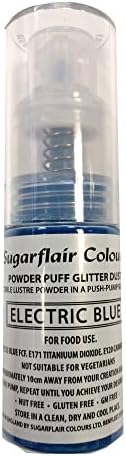 Sugarflair Powder Puff Glitter Non-Aerosol Spray - Baby Blue