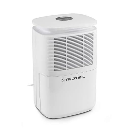TROTEC Komfort Luftentfeuchter TTK 30 E (max.12 L/Tag), Raumentfeuchter, Entfeuchter geeignet für Räume bis 37 m³ / 15 m²
