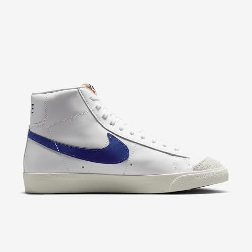Nike Blazer Mid '77 Vintage Men's Shoes (BQ6806-132, White/Summit White/Sail/Deep Royal Blue)3