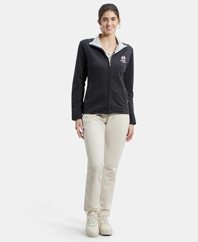 Image of Jockey Women's CottonSolid Regular Standard Length Jacket