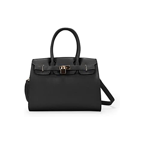 BOSANOVA Bolso de Mano con Detalle de cinturón con candado Decorativo Cover