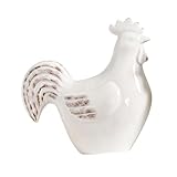COLLBATH Figurine Coq Céramique Décorative Ornement de Bureau Moderne Sculpture Créative pour Décoration Maison et Salon