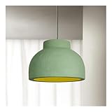 LUOYAOB Modern Pendelleuchte Nordische moderne und minimalistische Pendelleuchte mit Schüsselschirm, verstellbare Hängelampe for die Kuppel einer Kücheninsel(Grey,L)