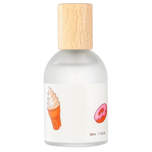 Tofficu Perfume de Fragancia Ligera para Mujer y Niña, 50 Ml, Botella de Vidrio Aroma Fresco y Natural Adecuado para Usar Antes de Salir Mañana Noche