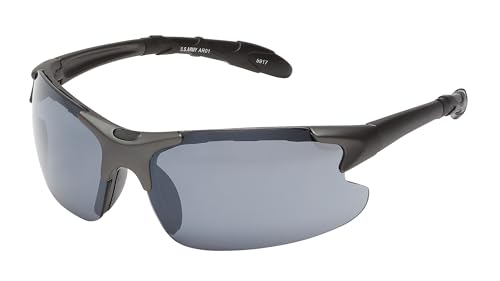 SAV Men's US Army AR01 Sunglasses - Sport wrap, Semi-Rimless, Lightweight, Shatter-Resistant Sunglasses for Men3