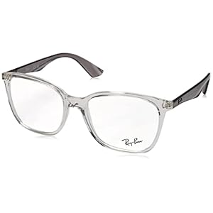 Ray-Ban 0RX 7066 5768 54 Lunettes de Soleil, Transparent, Homme