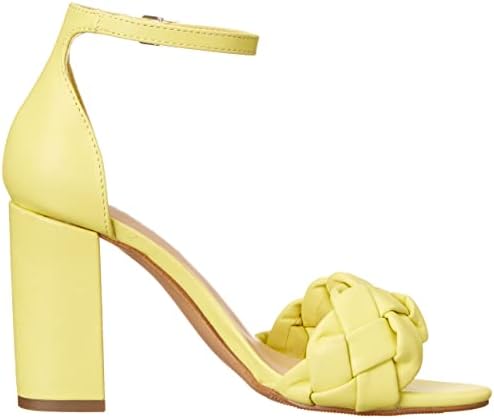 Madden Girl Women's Barbi Heeled Sandal, Citron, 7.5 | Image 5