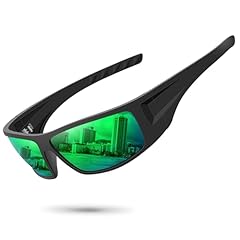 1-black Frame/Green Mirror Lens