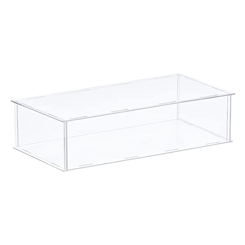 MECCANIXITY アクリルディスプレイケース プラスチックボックス クリアアセンブリ 防塵ショーケース 16x10.2x4.1インチ コレクションアイテム用 MECCANIXITY アクリルディスプレイケース プラスチックボックス クリアアセンブリ 防塵ショーケース 16x10.2x4.1インチ コレクションアイテム用
