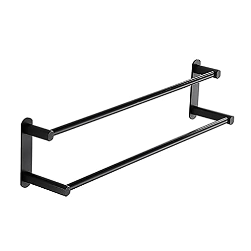 Porte-serviette murale en serviette à serviette CRODY 2 barres