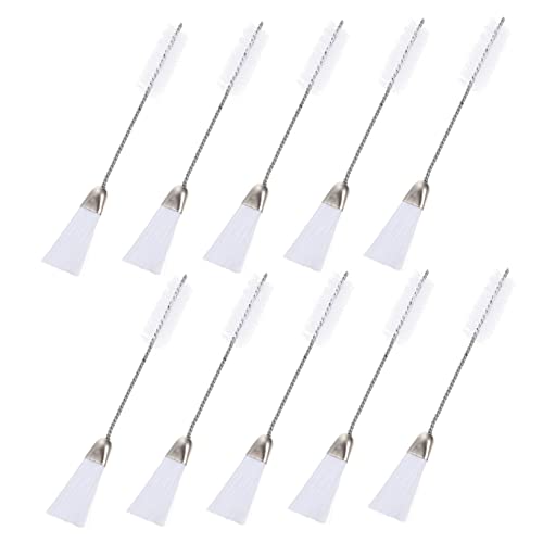 Yardenfun 10pcs Sewing Machine Brush Sewing Machine Cleaning Keyboard Brush Cleaner Double- Ended Brush Bristles Model Keyboard Cleaning Brush Corner Nylon Cleaning Kit Computer