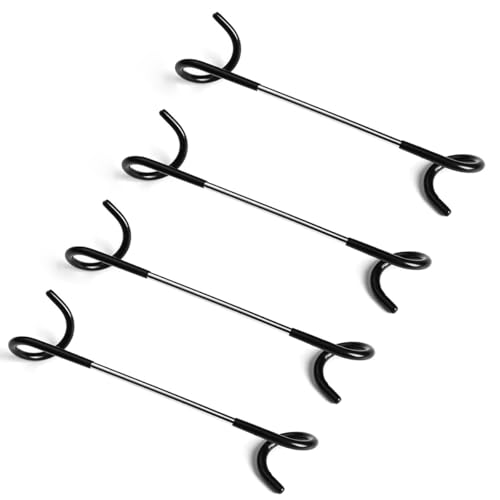 SquEqu 4 Pack Camping Lantern Hooks Hanger Non-Slip Camping...