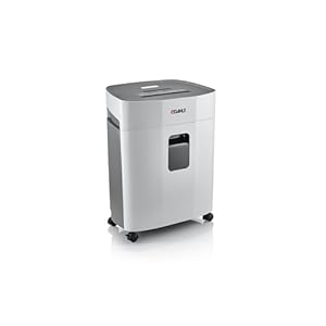 Dahle PaperSAFE PS 260 Papierversnipperaar, 12 vellen, veiligheidsniveau P4, snijdt deeltjes, olie- en onderhoudsvrij, 25 liter, grijs