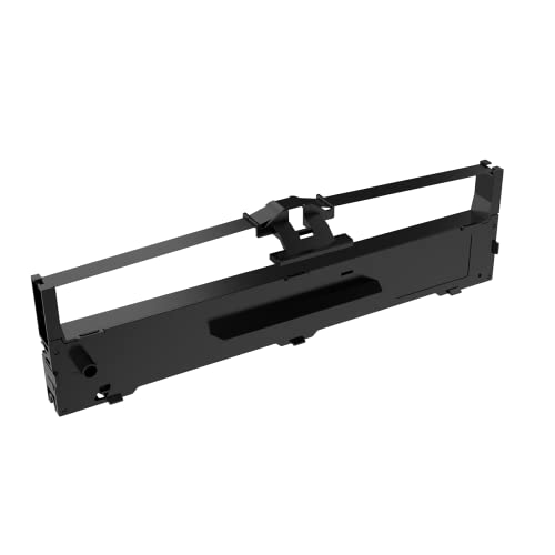 BOEDCN Pacote com 3 fitas de tinta de substituição para impressora FX 890 compatíveis com Epson S015