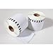 Produktbild 50x Label kompat. zu Brother DK22205 62 mm x 30,48 m endlos+ 1x wiederverwendbarer Wechselhalterung