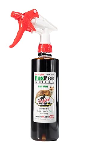 Predator Pee 100% Fox Urine - Territorial Marking Scent - Creates Illusion That Fox is Nearby - 16 oz