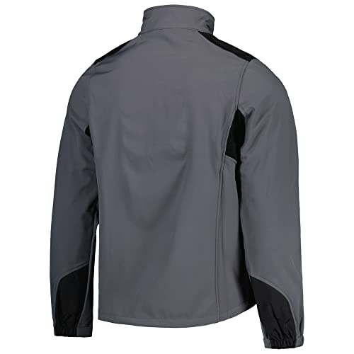 Image of dunbrooke Men's Navy Chicago Bears Softshell Fleece Full-Zip Jacket
