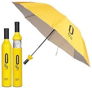 SWASTIK INCORPORATION Mini Wine Bottle Umbrella Portable Folding UV Proof Compact Lightweight Travel Umbrellas for Women Men Kids (Pack of 1, Random Color)-image-25