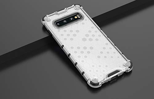 Image of Glasgow Back Case Cover for Samsung Galaxy S10 Shockproof Military Grade Back Case Back Cover - Transparent