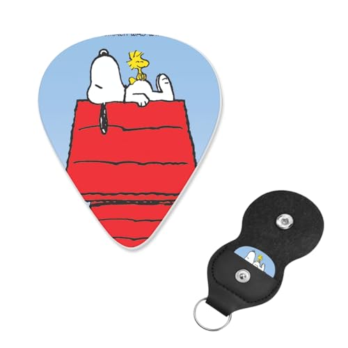 ギターピック 6枚セット スヌーピー 2 guitar pick ギターぴっく フィンガーピック 指サムピックセット プレクトラム エレキギターピック き練習用 携帯便利 ティアドロップ型 フィンガー保護 耐久性 初心者 音楽愛好家