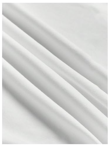 Verdusa Girl's Letter Print Round Neck T Shirts Street Short Sleeve Tee Tops White LA 9Y4