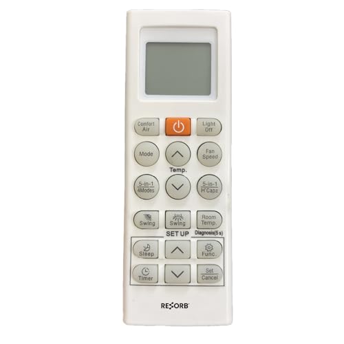 Image of AC Remote Compatible with LG AC Remote Control Original Model Virat 6 in 1, LG AKB73455716, AKB73635603, AKB73455712 Suitable for 1 1.5 2 Ton Split & Window Air Conditioner White 36 J