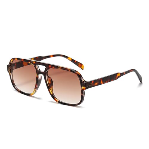 Lunettes de soleil rétro UV400 avec verres dégradés pour un confort visuel stylé