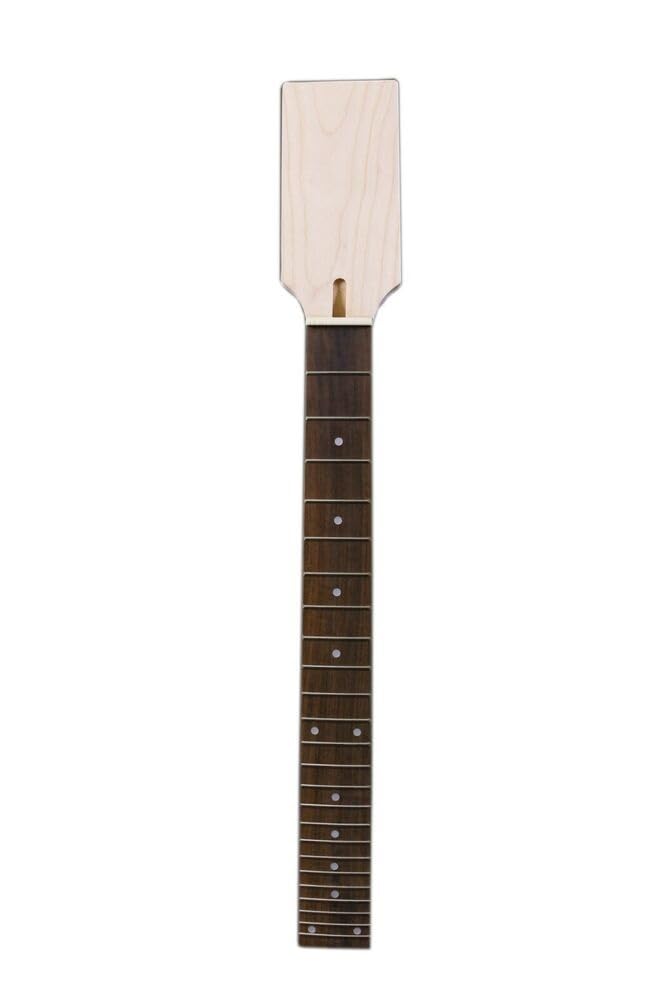 Manico for chitarra largo 24 tasti, testa a paletta da,75 pollici, acero, palissandro, manico a 12 corde D2