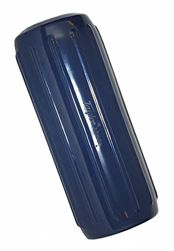 Taylor Made Big B Inflatable Boat Fender Captains Navy (6 x 15) End-to-End Line Passage Fits 5/8 Rope Hangs Horizontally or Vertically Ribbed Needle Valve Marine-Grade Vinyl - 571025