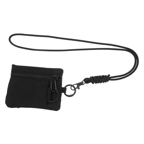 Gadpiparty Hanging Pouch with Lanyard Multi Functional Outdoor Bag for Keys Coins Cards for Hiking Cycling Travel
