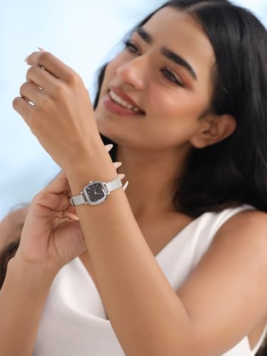 Image of Retro Hues Collection Analog Stainless Steel Wrist Watch for Women | Birthday Anniversary Gift