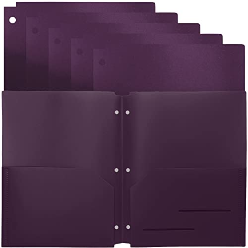 Classeur perforé 3 trous plastique robuste pour éviter les feuilles volantes