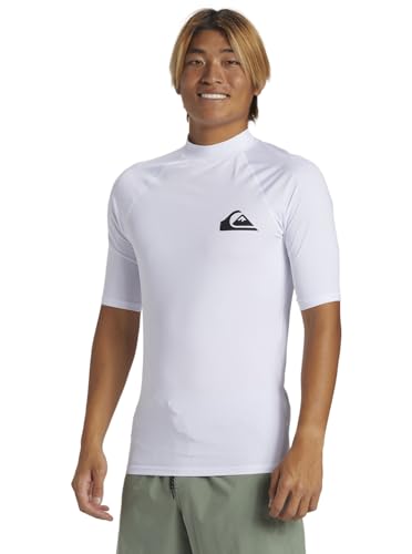 Quiksilver Everyday - Camiseta de Surf de Manga Corta con Protección Solar UPF 50 para Hombre