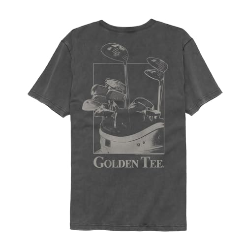 Premium Collection Golden Tee Golf Front & Back Print Adult Comfort Colors T Shirt Video Game Graphic Tee2
