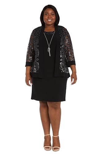 Image of R&M Richards Women's The Opulence Jacket Dress