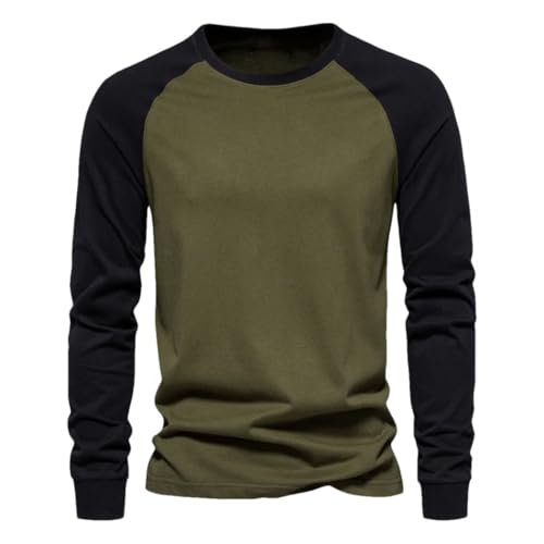 Mens Long Sleeve O-Neck Casual Basic Mens Sweaters