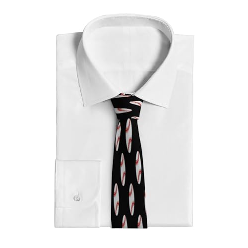 Baseball Men'S Classic Silk Smooth Tie, Suitable For Pairing With Formal Occasions2