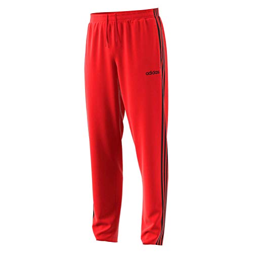 adidas Men's Athletics Essential Tricot 3-Stripe Pants, Active Red, X-Large