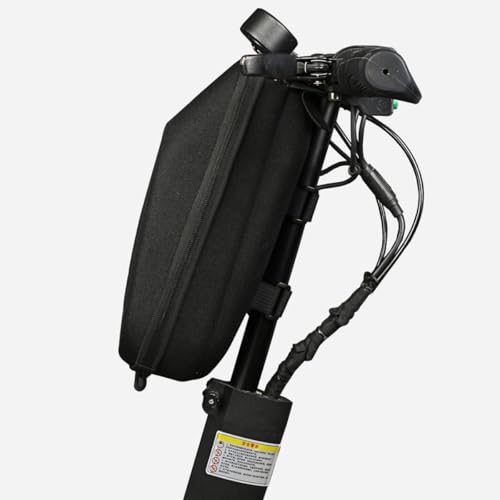Sacoche de guidon vélo pochette de rangement pliable noire en EVA