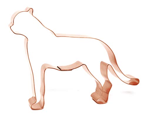 Cheetah - Zoo Mammals - Copper Animal Cookie Cutter