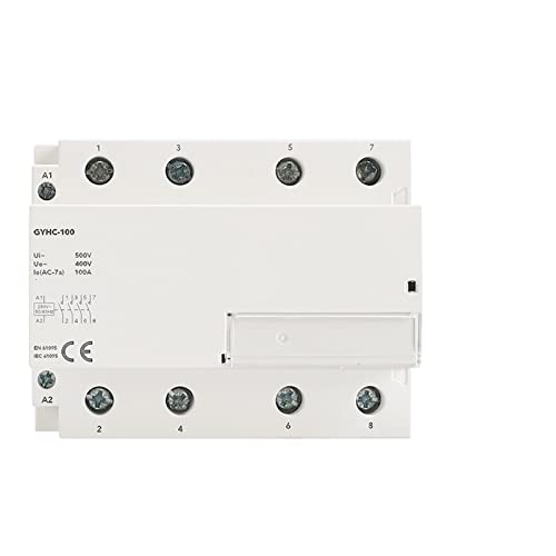 Contacteur modulaire 4 pôles 100A 4NO sur rail DIN pour tableau électrique domestique