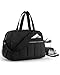 BAGSMART Womens Gym Bag, 42L Travel Holdall Duffle with Wet Pocket, Lightweight Carry on Hand Luggage Cabin Bag with Trolley Sleeve, Water Resistant, Black