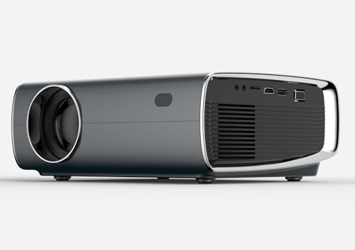 BORSSO Crystal Android 9 Projector for Home | 1080p Native LED Display | 980 ANSI | 4D Keystone & Zoom| 4K HDR HDMI Signal Support| WiFi, Bluetooth... - Image 5