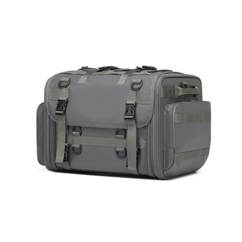 Sac de queue de moto étanche haut de gamme extensible 40-60 L gris R1200GS
