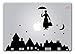Artstickers. Pegatina para portatil de 11" y 13" Pulgadas. Diseño Mary Poppins dinsey. Adhesivo para Apple MacBook Pro Air Mac Portátil. Color Negro. Regalo Spilart, Marca Registrada